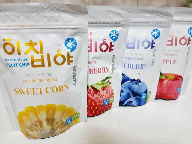 동결건조 과일칩 이치비야 4종 세트 리뷰 사진