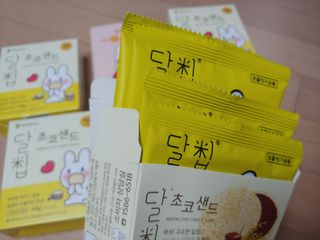 네이처오다 달칩 초코샌드 — 5점을 준 리뷰어가 2021년 2월 올린 사용 사진