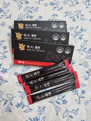 새롬바이오 리생 [미쾌변] 차전자피 식이섬유 건강기능식품 3팩 — 5점을 준 리뷰어가 2021년 6월 올린 사용 사진
