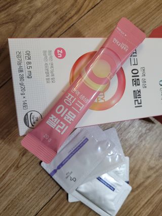 [인디닥터] 면역 생생 핑크 이뮨 젤리 — 5점을 준 리뷰어가 2022년 6월 올린 사용 사진