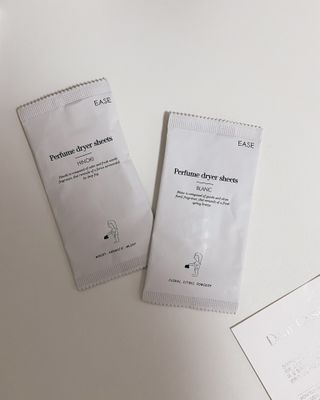 [이즈라이프코스메틱] 퍼퓸 드라이어 시트 히노끼향  or 블랑향 2중 택1 30매 — 5점을 준 리뷰어가 2021년 8월 올린 사용 사진
