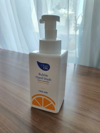 카오리온코스메틱스 클린온 버블 핸드 워시 500ml — 4.5점을 준 리뷰어가 2021년 8월 올린 사용 사진