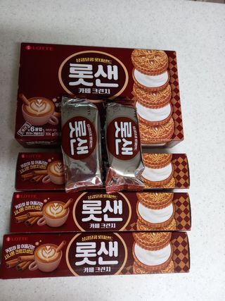 롯데제과 롯샌 카페크런치 — 5점을 준 리뷰어가 2021년 10월 올린 사용 사진