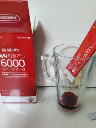 메타아르기닌 GC녹십자웰빙 메타 아르기닌 6000 플러스 오르니틴 — 5점을 준 리뷰어가 2022년 12월 올린 사용 사진