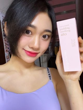 냉장고에 넣어요, 붉은 트러블 피부 다음날 진정되요 [버진팜스 푸딩수딩아토] — 5점을 준 리뷰어가 2021년 1월 올린 사용 사진