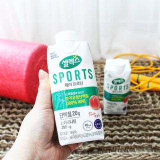 셀렉스스포츠 셀렉스 스포츠 웨이 프로틴 복숭아_ 330ml x 12팩 — 4점을 준 리뷰어가 2021년 3월 올린 사용 사진