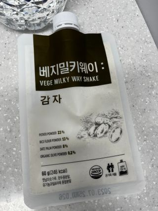 클린24시간 베지밀키웨이 감자 쉐이크 1세트 (5개) — 3점을 준 리뷰어가 2022년 9월 올린 사용 사진