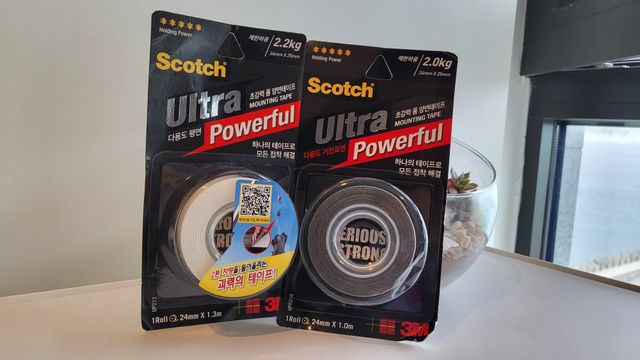 3M 초강력 양면테이프 UP213 / UPR210 리뷰 사진