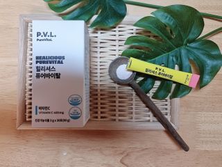 힐리셔스 퓨어바이탈 석류맛 — 5점을 준 리뷰어가 2021년 2월 올린 사용 사진