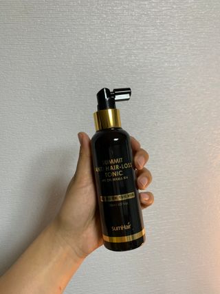 썸헤어 / SUMHAIR 썸헤어 써밋 안티 헤어로스 토닉 — 5점을 준 리뷰어가 2021년 5월 올린 사용 사진