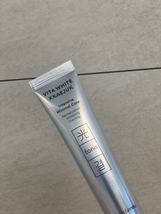 라이브용 [NEW_버진팜스 깨죽크림] 쓱- 바르면 잡티가 사라지는 광/톤/결 비타민크림 — 5점을 준 리뷰어가 2021년 10월 올린 사용 사진