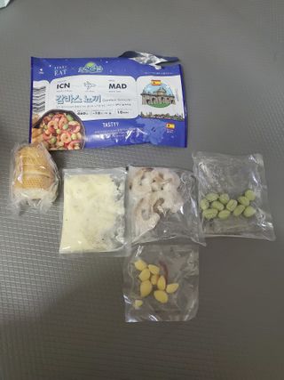 [테이스티나인][레디잇x부루마불] 감바스 뇨끼 460g — 5점을 준 리뷰어가 2022년 5월 올린 사용 사진