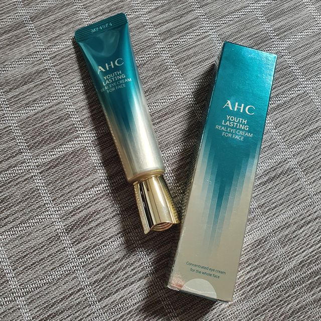 [NEW 탄력유턴 아이크림] AHC 유스 래스팅 리얼 아이크림 포 페이스 리뷰 사진