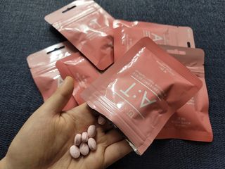 입 냄새 완화에 도움을 주는 에티켓 캔디 복숭아맛 앳캔디 — 5점을 준 리뷰어가 2020년 12월 올린 사용 사진