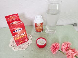 [원어데이] 미국판매 1위 멀티비타민, 하루 한 알로 최대 21가지 비타민과 미네랄을 한번에~ — 4.5점을 준 리뷰어가 2021년 10월 올린 사용 사진