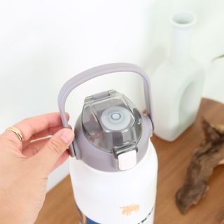 모즈스웨덴 MOZ 스웨덴 316 스텐 대용량 원터치 손잡이 보냉보온병 — 5점을 준 리뷰어가 2023년 8월 올린 사용 사진