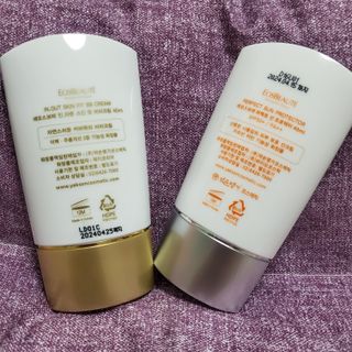 약손명가코스메틱 에오스보떼 퍼펙트 선 프로텍터 선크림 / 인_아웃 스킨 핏 비비크림 세트 구성 — 5점을 준 리뷰어가 2021년 7월 올린 사용 사진