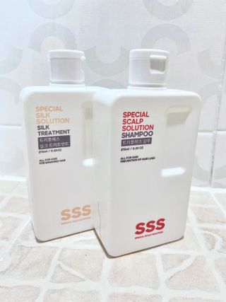 트리플에스 탈모 샴푸 275ml + 실크 트리트먼트 275ml — 4.5점을 준 리뷰어가 2021년 3월 올린 사용 사진