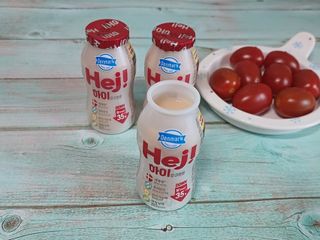 [구매평]▪︎ 덴마크 하이(Hej!) 브랜드 패키지(요구르트, 그릭요거트)only 로켓프레쉬 — 5점을 준 리뷰어가 2025년 5월 올린 사용 사진