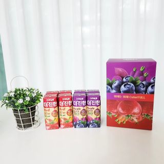 [롯데칠성] 야채듬뿍 더'진한 [롯데칠성] 야채는 이제 COLORFULL! 야채듬뿍  더 진한 레드 4개 +퍼플 4개 (총 8개) — 5점을 준 리뷰어가 2023년 6월 올린 사용 사진