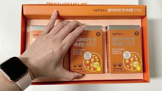 서울약사신협_내몸애발란스멀티비타민앤미네랄파워업_800mg x 90정 — 5점을 준 리뷰어가 2021년 5월 올린 사용 사진