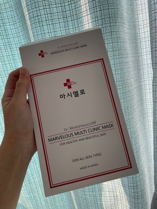 닥터마시멜로 마블러스 멀티 클리닉 마스크 — 5점을 준 리뷰어가 2021년 6월 올린 사용 사진
