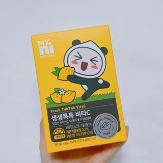일동제약 마이니 마이니 생생톡톡비타C — 4.5점을 준 리뷰어가 2021년 2월 올린 사용 사진
