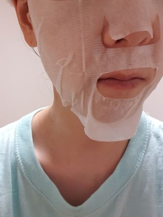 [후르디아] 골라쓰는 비건마스크팩 2종 -백년초 / 망고 — 5점을 준 리뷰어가 2021년 8월 올린 사용 사진