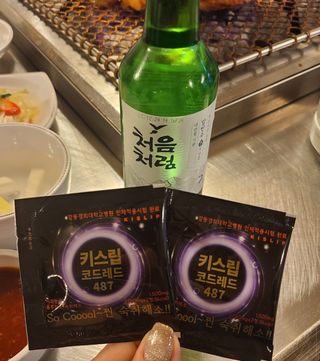 [키스립] 바이오 회사에서 만든 숙취해소제 키스립 코드레드 487 — 5점을 준 리뷰어가 2022년 1월 올린 사용 사진