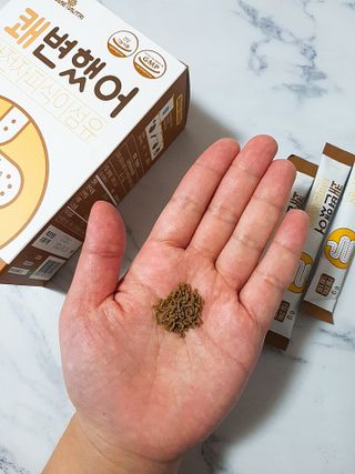 메이준뉴트리 쾌변했어 차전자피 식이섬유[30포/1박스] — 5점을 준 리뷰어가 2021년 4월 올린 사용 사진