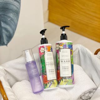 조향사 화이트포레스트 에센스미스트+ 바디&핸드로션 + 바디&핸드워시 구성 — 5점을 준 리뷰어가 2022년 6월 올린 사용 사진