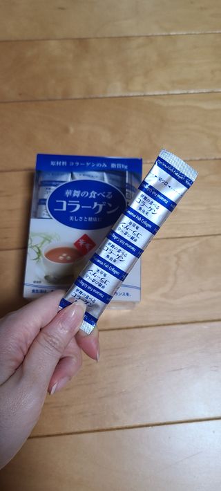 하나마이 100 프로 저분자 피쉬콜라겐 — 3점을 준 리뷰어가 2023년 3월 올린 사용 사진