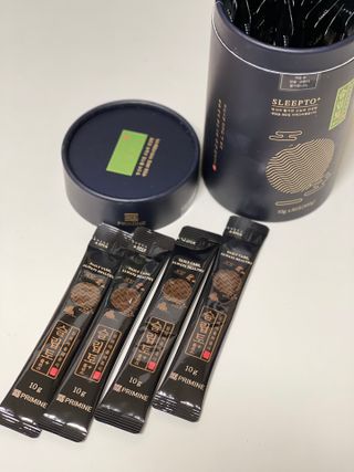 프리마인 자체 기업부설 연구소에서 찾아낸 건강한 수면의 비밀.  슬립토 플러스 30포 — 5점을 준 리뷰어가 2023년 5월 올린 사용 사진