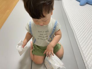 설랩수앤슈, 직접 만들어 쓰는 아기 물티슈 — 5점을 준 리뷰어가 2021년 8월 올린 사용 사진