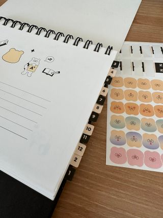 리훈 곰부 세우는 체크리스트 위클리 탁상 플래너 주간 일주일 계획표 — 5점을 준 리뷰어가 2023년 2월 올린 사용 사진