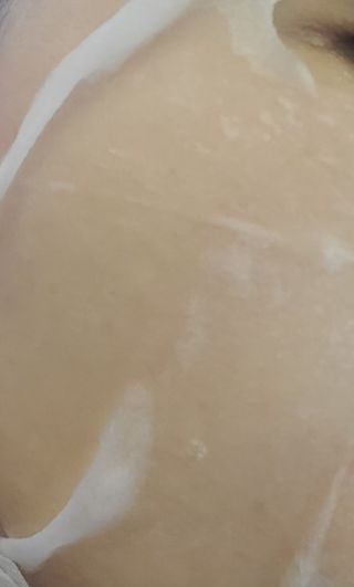 약손명가코스메틱 산 크리스타 퍼밍 설퍼 마스크팩 28g10ea — 5점을 준 리뷰어가 2022년 3월 올린 사용 사진