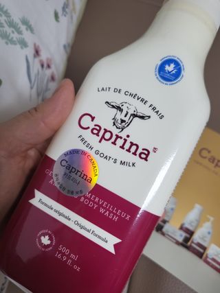 카프리나 프레쉬 산양밀크 어메이징 바디워시 500ml(오리지널향) — 5점을 준 리뷰어가 2023년 4월 올린 사용 사진