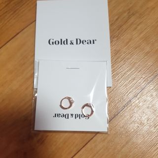 [골드앤디어] 14K 사선 큐빅 원터치 귀걸이_3color — 5점을 준 리뷰어가 2021년 6월 올린 사용 사진