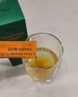 아임오 모로오렌지 콜라겐 1box (14포) — 5점을 준 리뷰어가 2023년 2월 올린 사용 사진