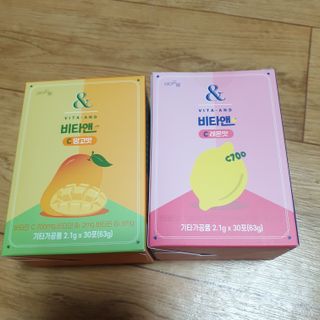 비타앤C 레몬맛, 망고맛 — 5점을 준 리뷰어가 2021년 6월 올린 사용 사진