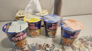 NISSIN 닛신 컵누들  4종 - 씨푸드오리지날, 씨푸드 스파이시, 씨푸드 커리, 씨푸드 XO소스 — 5점을 준 리뷰어가 2023년 2월 올린 사용 사진