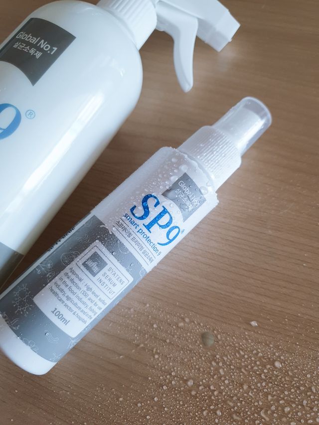 SP9 스프레이형 프리미엄 살균소독제 500ml+100ml 리뷰 사진