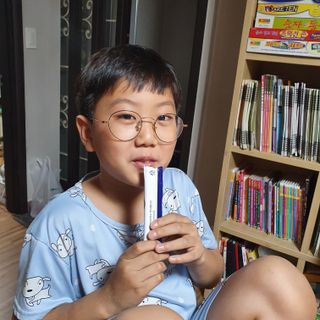 키즈텐플러스 연세 키즈텐 플러스 1개월 — 5점을 준 리뷰어가 2021년 4월 올린 사용 사진