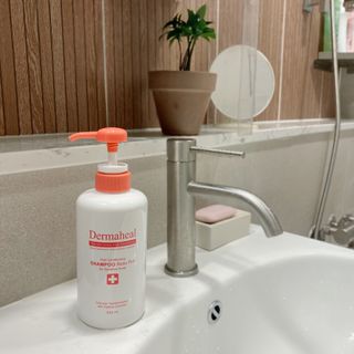 더마힐 헤어 컨디셔닝 샴푸 릴렉스 500ml — 5점을 준 리뷰어가 2021년 3월 올린 사용 사진