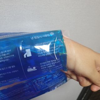 건강누리인터내셔날 [썸머특별구성] 잘라쓰는 3단 커팅 냉온 젤팩(1+1) — 5점을 준 리뷰어가 2022년 7월 올린 사용 사진