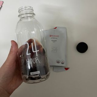 클린24시간 1BOX(5포) + 전용보틀(500ml) — 5점을 준 리뷰어가 2022년 12월 올린 사용 사진