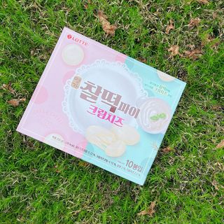 롯데제과 찰떡파이 크림치즈 — 4점을 준 리뷰어가 2021년 5월 올린 사용 사진