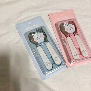 유비맘 스푼포크 케이스 세트 1+1 _컬러랜덤 발송 — 5점을 준 리뷰어가 2021년 2월 올린 사용 사진