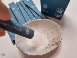 클린24시간 슬림앤유산균 1박스 (3.5g X 15포) — 5점을 준 리뷰어가 2022년 7월 올린 사용 사진