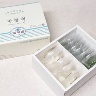 종로복떡방 레트로 3총사 바람떡 세트 — 5점을 준 리뷰어가 2021년 4월 올린 사용 사진
